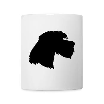 Riesenschnauzer 3, Schnauzer Hund - Tasse - Weiß - Vorne
