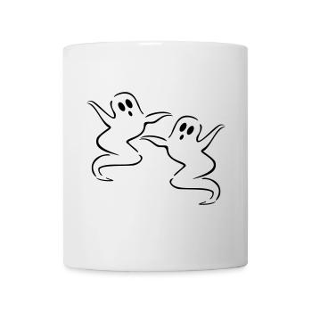 gespenster geist halloween - Tasse - Weiß - Vorne