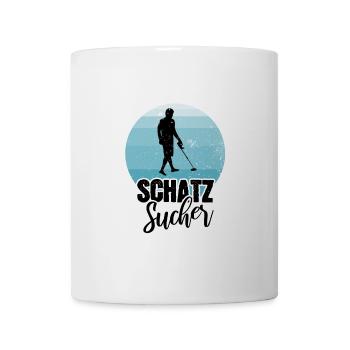 Schatzsucher - Tasse - Weiß - Vorne