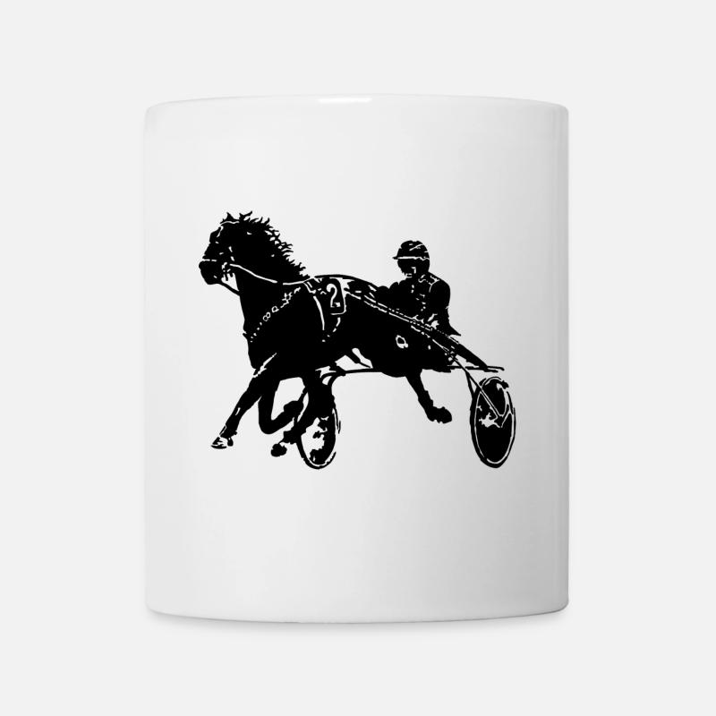 Trabrennen Traber - Tasse - Weiß
