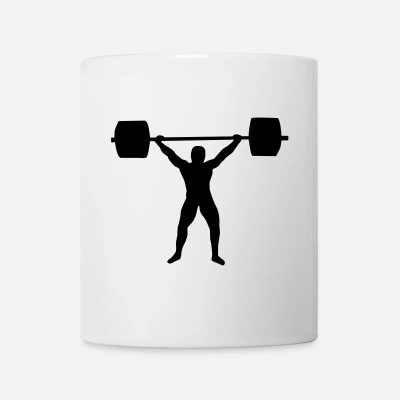 Weight lifting - Mug blanc - blanc