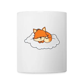 Kleiner Fuchs schläft auf Wolke - Tasse - Weiß - Vorne