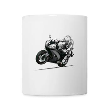 motorcycle - Mug - white - Front