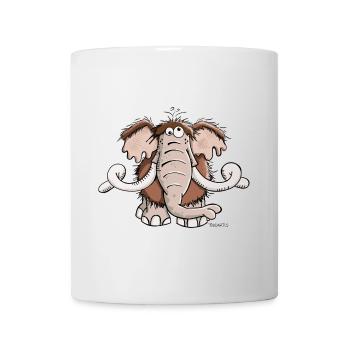 Das Mammut - Tasse - Weiß - Vorne