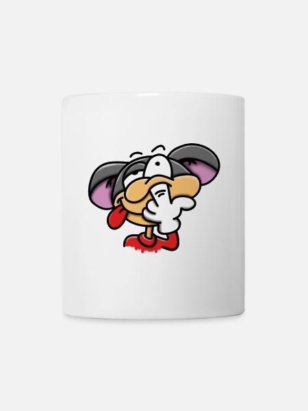 Popeln - Nase bohren - Tasse - Weiß