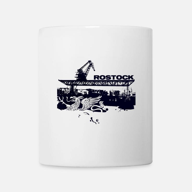 Rostock Stadthafen - Tasse - Weiß