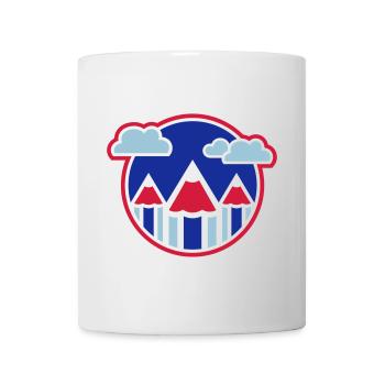 Stylos (paysage) 02 - Mug blanc - blanc - Devant