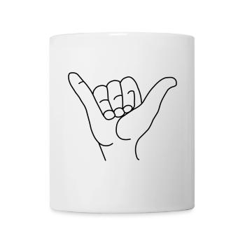 Surfer Greeting - Mug - white - Front