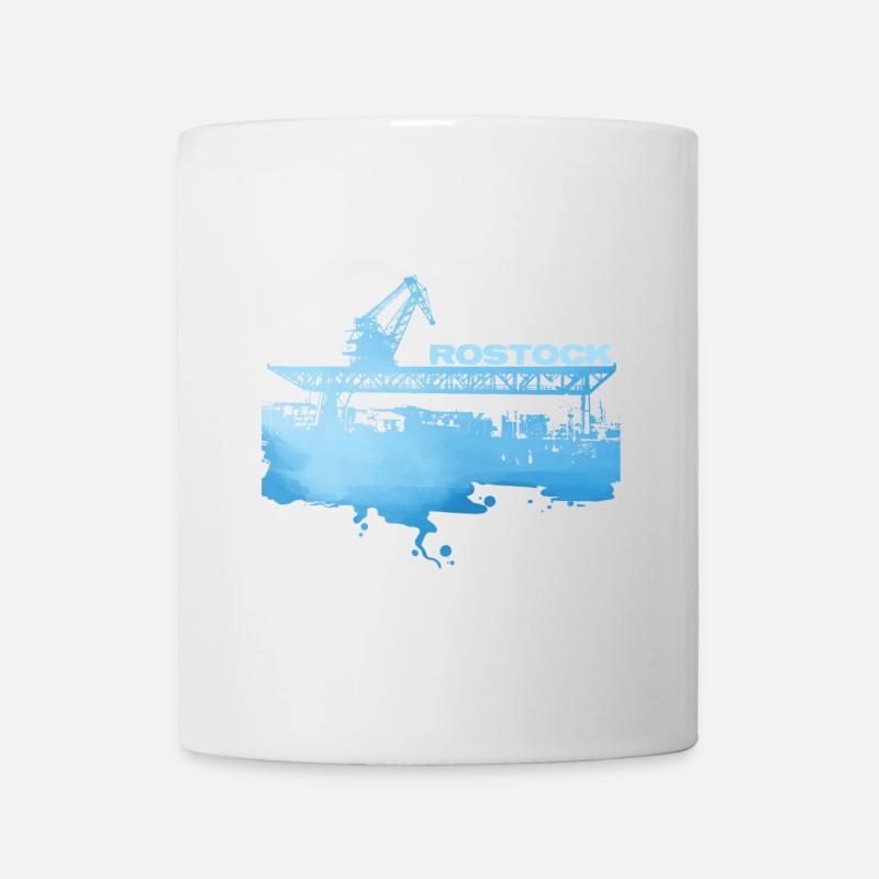 Stadthafen Rostock - Tasse - Weiß