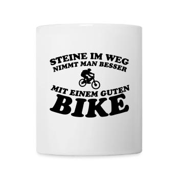 Pierre moto T-Shirts - Mug blanc - blanc - Devant