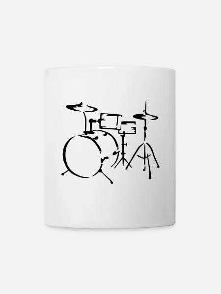drum - Mug - white