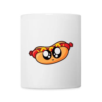 Hot-dog savoureux - Mug blanc - blanc - Devant