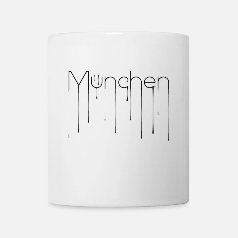München Liquid - Design - Tasse - Weiß