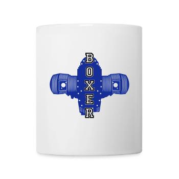Boxermotor Motorrad Motorradfahrer Biker Motor - Tasse - Weiß - Vorne