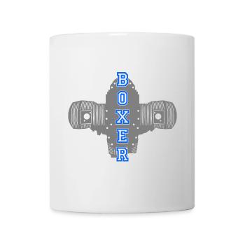 Boxer Motor Motorrad Motorradfahrer biker - Tasse - Weiß - Vorne