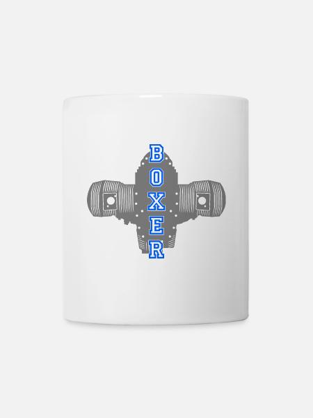 Boxer moto moto motard motard - Mug blanc - blanc