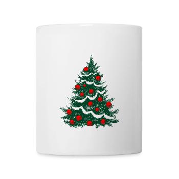 christmas tree - Mug - white - Front