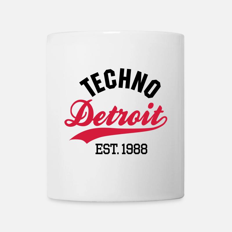 Techno Detroit est.1988 - Mug blanc - blanc