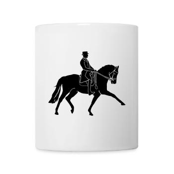 Pferdesport Dressurreiten - Tasse - Weiß - Vorne