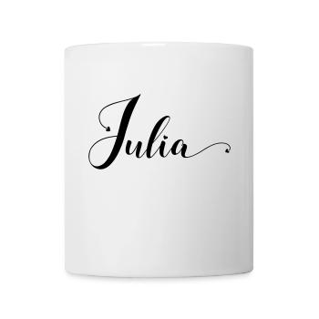julia - Tasse - Weiß - Vorne