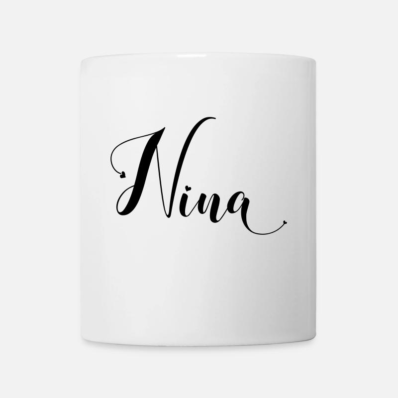 nina - Tasse - Weiß