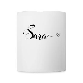 sara - Tasse - Weiß - Vorne