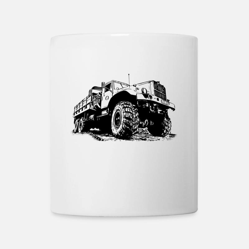 KrAZ LKW - Tasse - Weiß