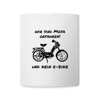 Mofa - Tasse - Weiß - Vorne