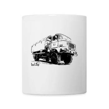 Camion W50 - Mug blanc - blanc - Devant