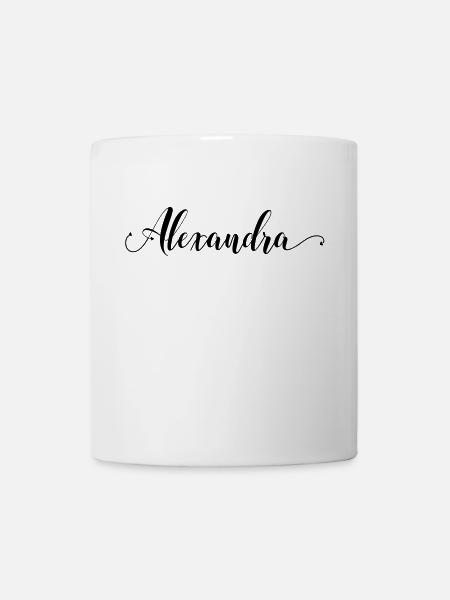 (alexandra) - Tasse - Weiß