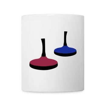 Eisstock - Tasse - Weiß - Vorne
