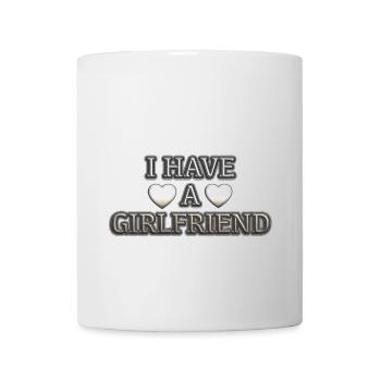 J'ai une petite amie - Mug blanc - blanc - Devant