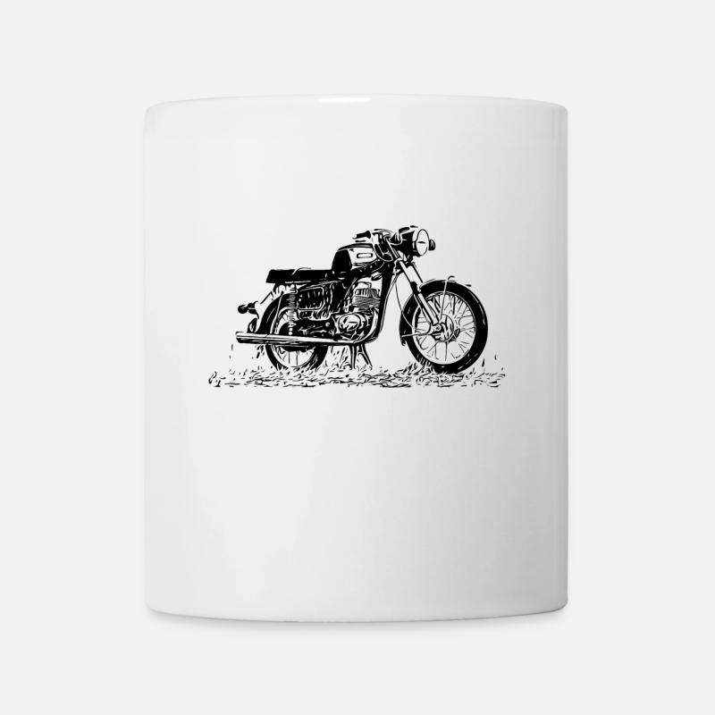 MZ TS 150 - Tasse - Weiß