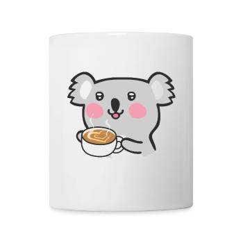 Koala-Kaffee-Cheer - Tasse - Weiß - Vorne