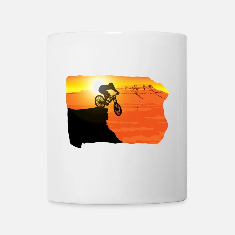 VTT descente VTT montagne VTT - Mug blanc - blanc