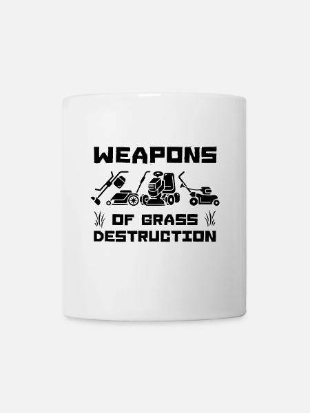 Weapons of Grass Destruction - Tasse - Weiß