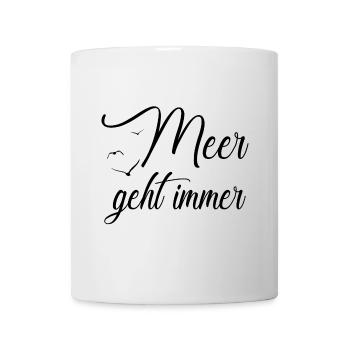 The sea always works - Mug - white - Front
