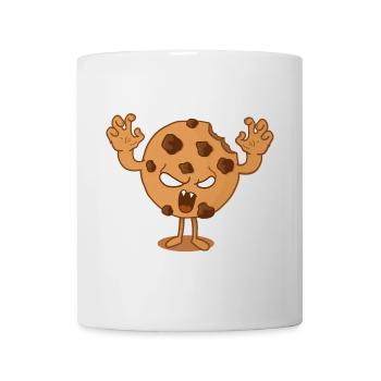 Keks-Monster - Tasse - Weiß - Vorne
