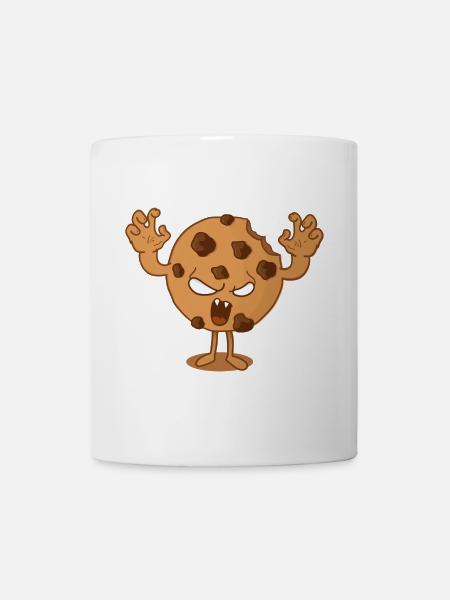 Keks-Monster - Tasse - Weiß