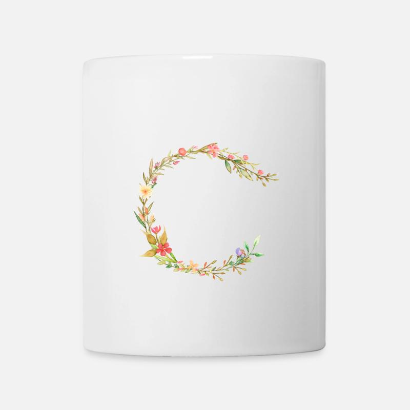 Wreath 2 - Tasse - Weiß