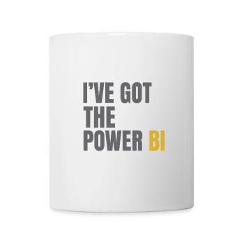 POWER BI - Tasse - Weiß - Vorne