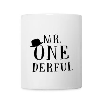 Black Design Mr Onederful - Tasse - Weiß - Vorne