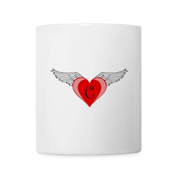 Coeur C. - Mug blanc - blanc - Devant
