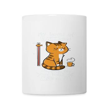Niveau de sarcasme du sarcasme - dépend de votre niveau - Mug blanc - blanc - Devant