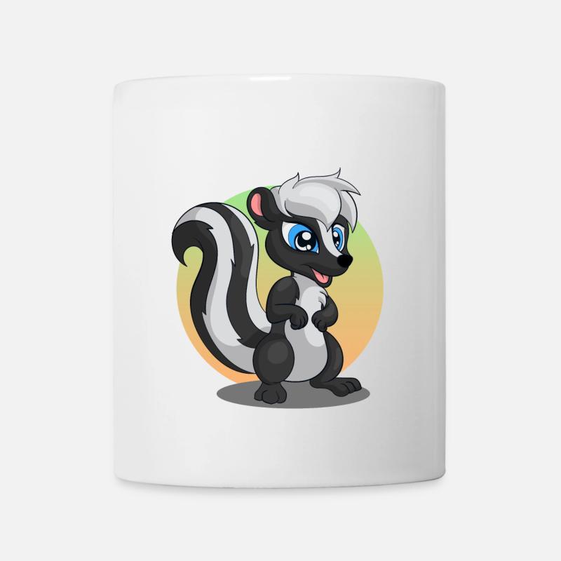 Stinktier - Tasse - Weiß