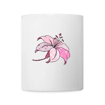 colorful lily - Mug - white - Front