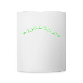 vegan - vegan - Mug blanc - blanc - Devant