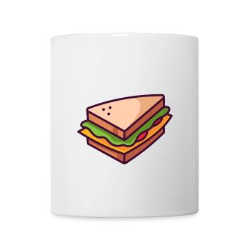 sandwich - Tasse - Weiß - Vorne