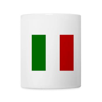 Drapeau national italien - Mug blanc - blanc - Devant