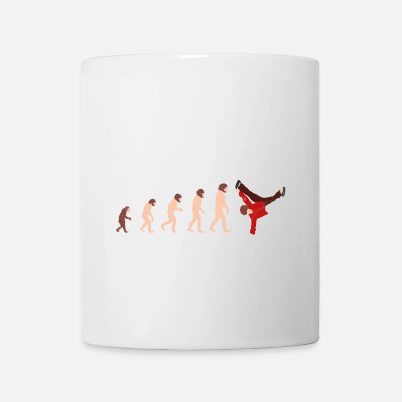 Evolution Breakdance Lustige Geschenkidee - Tasse - Weiß